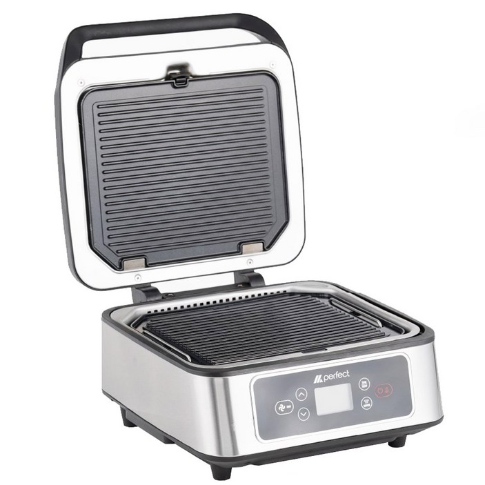 SUNRISE MALL KITCHEN 양면 퍼펙트 그릴  육류 생선 기름 연기X 자동높낮이  세라믹코팅 분리세척 카본필터  상하 강력화력  캠핑 홈파티