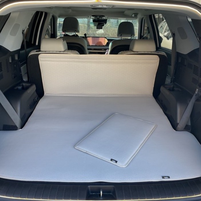 [설레노] 펠리세이드 전용 트렁크매트 평탄화 일체형 차박매트, 그레이