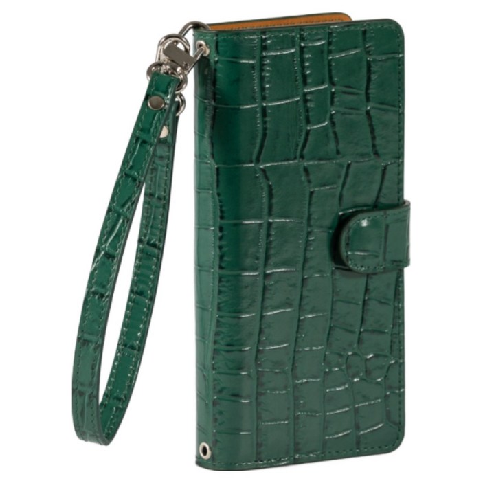 본아띠 ZENITH 크로커다일 악어 천연소가죽 지갑형 갤럭시 Z 제트 폴드5 6 케이스