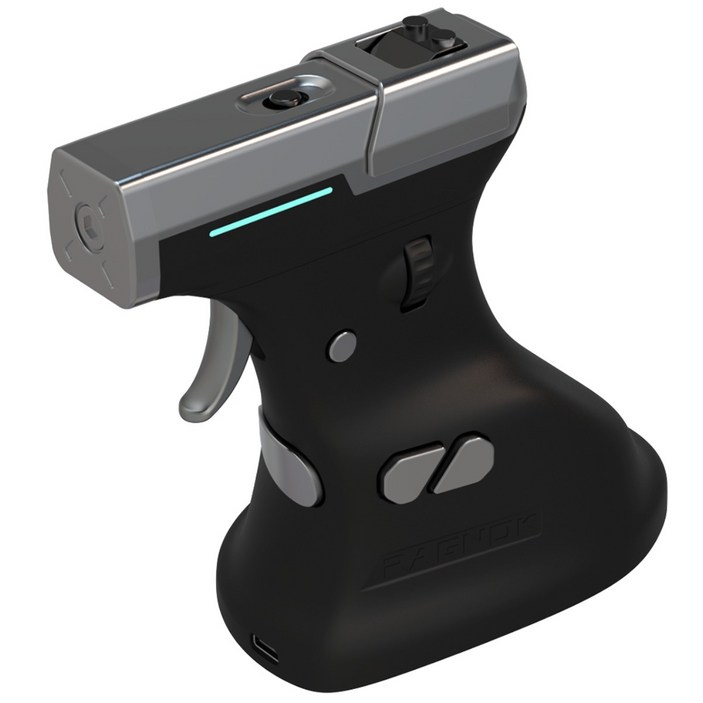 (공식 국내 출시) Ragnok3 게임 컴퓨터 총기 유형 마우스 실제 반동 피드백 Ergostrike7, 블랙