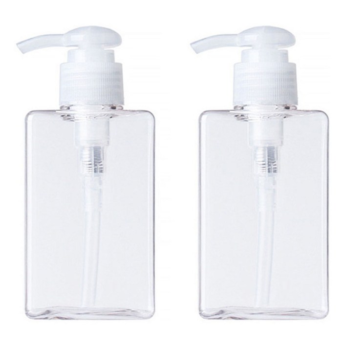 지앤와이 로션 펌프 공병 150ml, 2개, 투명