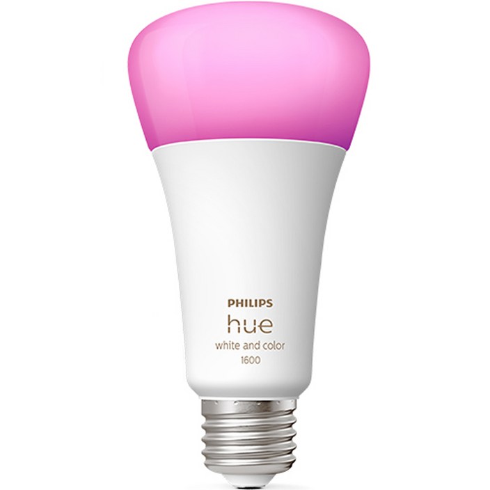 필립스휴 화이트 & 컬러 앰비언스 1600 루멘 LED 전구 13W