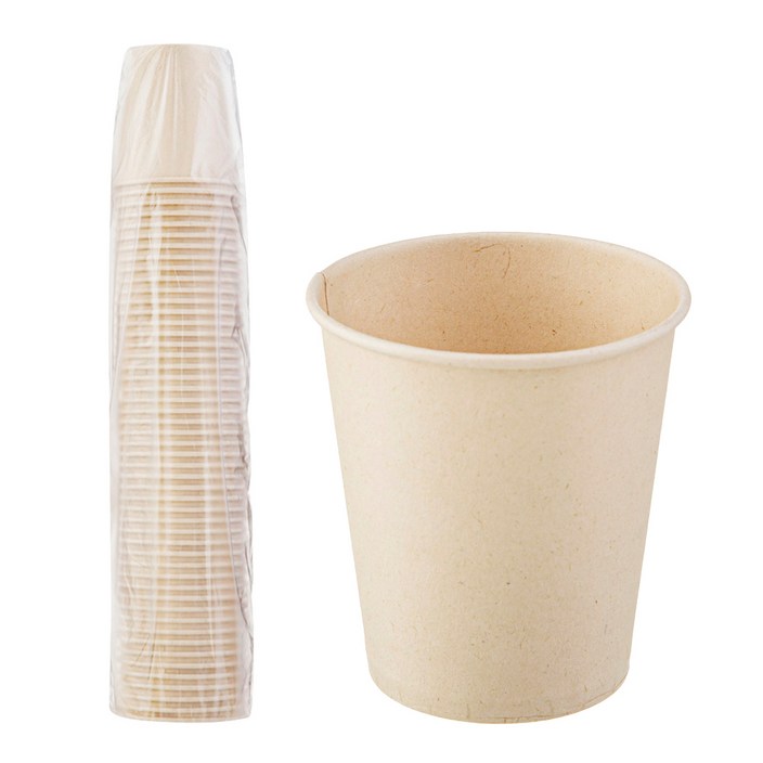 탐사 사탕수수 종이컵 190ml