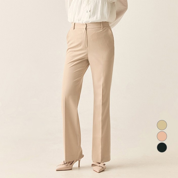 로엠 여성용 롱 부츠컷 슬랙스