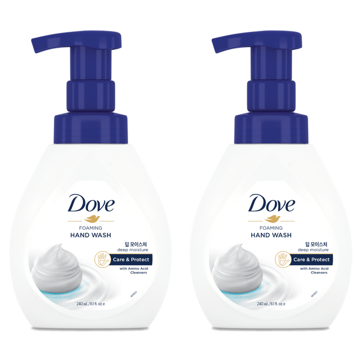 도브 포밍 핸드워시 딥 모이스처, 240ml, 2개