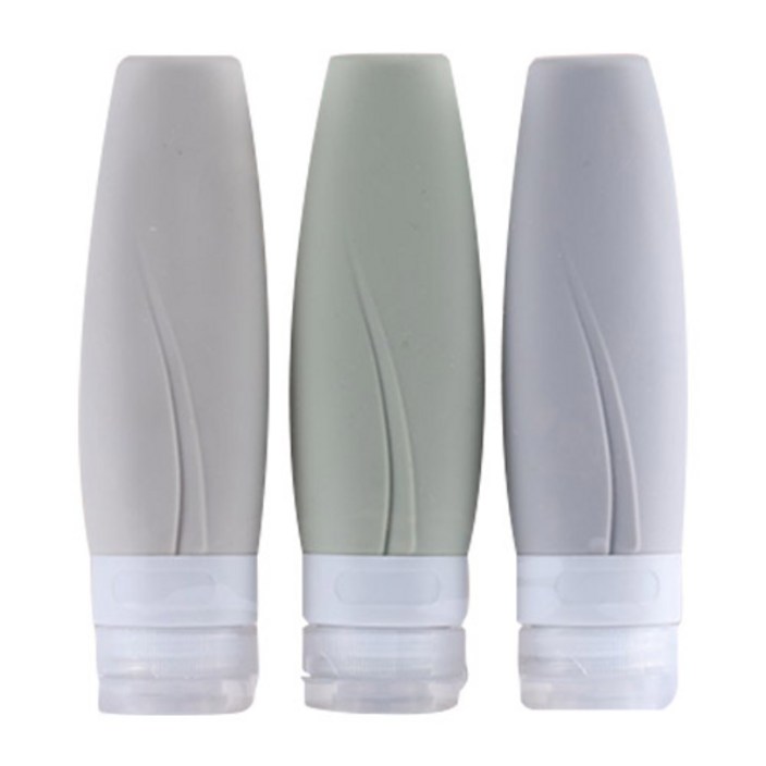 여행 다목적 실리콘 공병 90ml x 3종 세트 B형, 혼합색상, 1세트