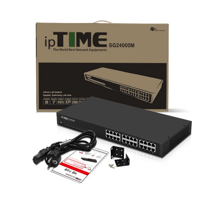 ipTIME 스위칭허브, SG24000M, 1개