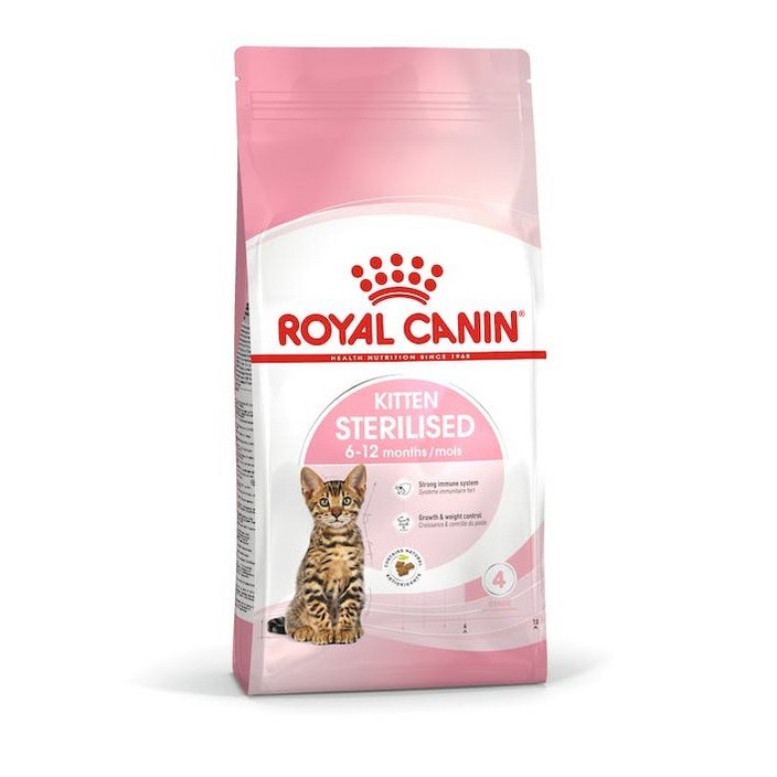 로얄캐닌 키튼 스테럴라이즈드 2kg 고양이 중성화 수술 후 사료, 단일상품, 2kg, 1개 로얄캐닌 키튼 스테럴라이즈드 2kg 고양이 중성화 수술 후 사료, 단일상품, 2kg, 1개