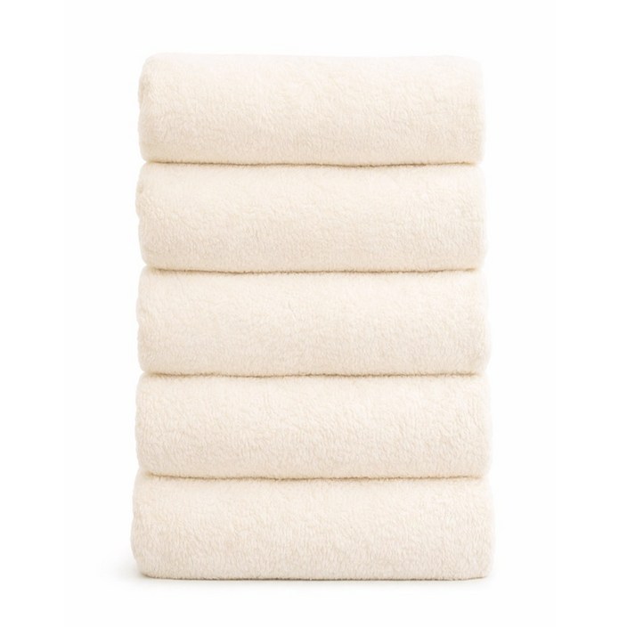 아이주 뱀부 타올 40X80cm 5PCS 목욕 수건 타올 아기 신생아 수건 타올 호텔 수건, 5개, 뱀부타올40X80cm