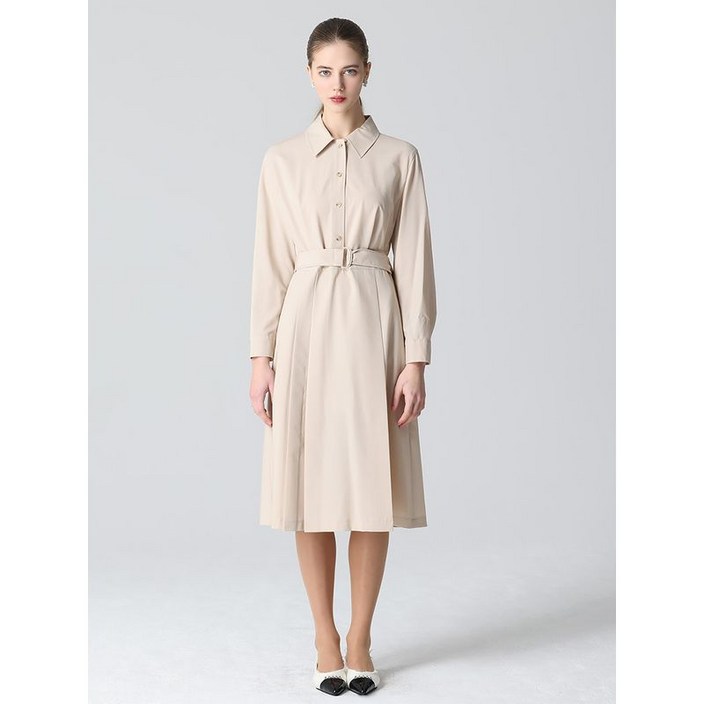 쉬즈미스 벨티드 셔츠 원피스 택가격 278000원