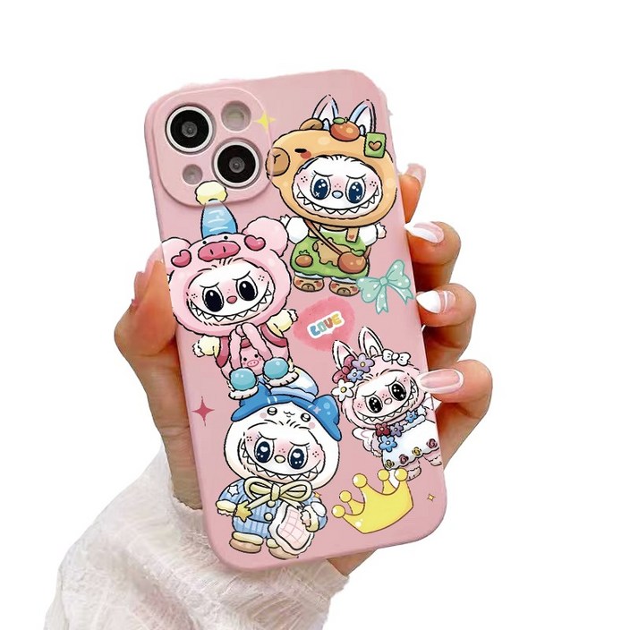 PINK 라부부 친구들 핸드폰 케이스
