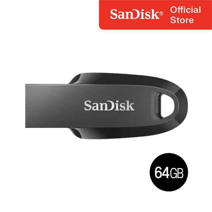 샌디스크코리아 공식인증정품   USB메모리 Ultra Curve 울트라 커브 USB 3.2 CZ550 64GB