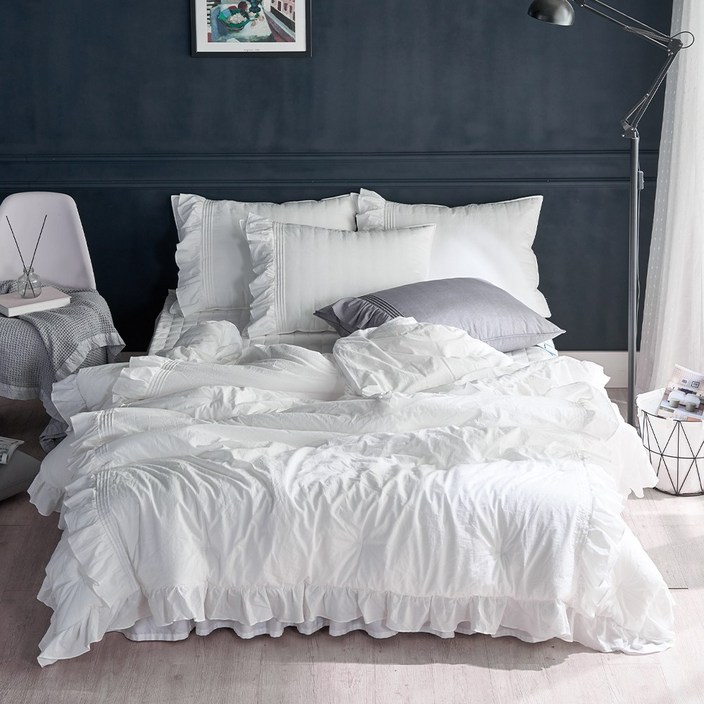 레오나 간절기 사계절 60수 루미너스 고밀도워싱 차렵이불