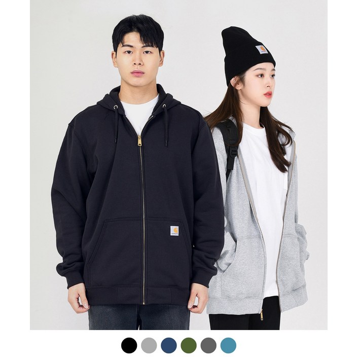 칼하트 K122 미드웨이트 후드집업