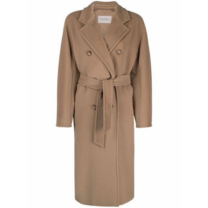 막스마라 마담 벨트 롱 코트