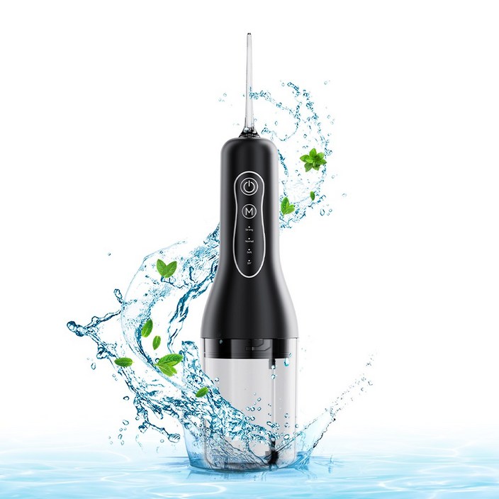대용량 휴대용 구강세정기 무선 물치실 강도조절 4가지팁 IPX7등급 방수