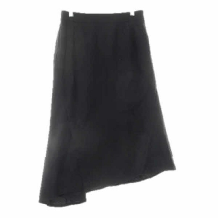 4801 지컷 블랙 린넨혼방 머메이드언발트임스커트 [67-94]