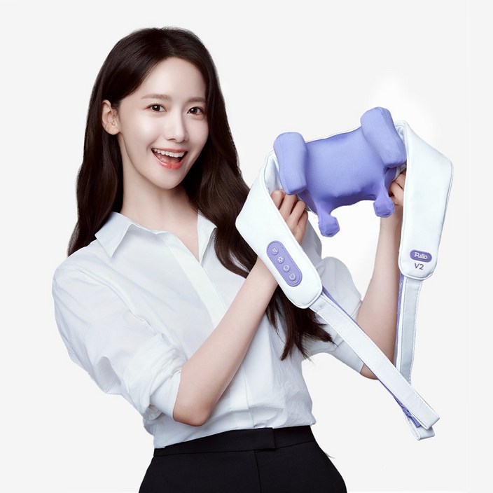 풀리오 본사 풀리오 목 어깨 마사지기 V2 온열 지압 무선 찜질 안마기