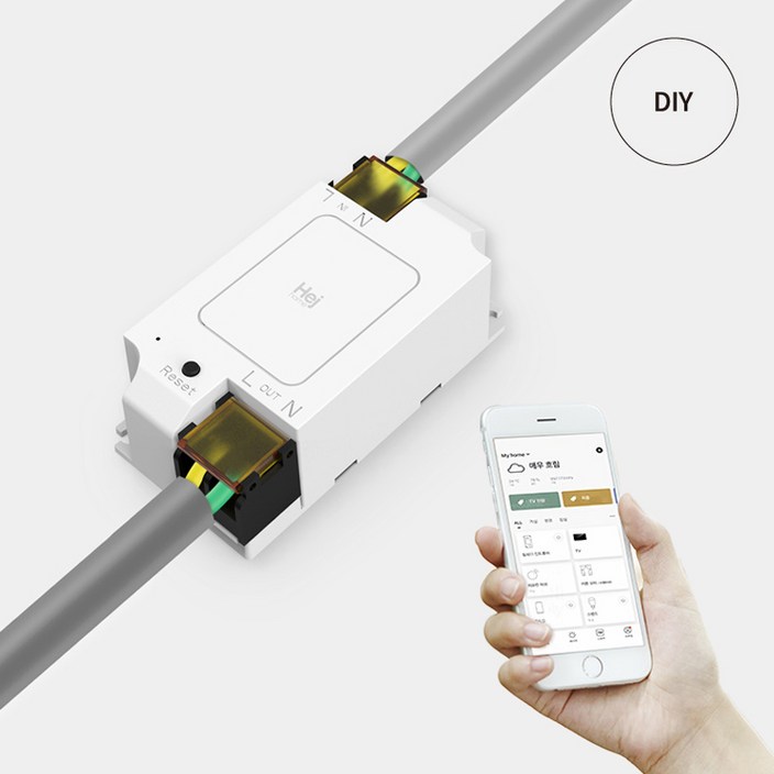 헤이홈 스마트 AC 릴레이 컨트롤러 IoT 원격제어 타이머 스위치 전원 헤이홈 스마트 AC 릴레이 컨트롤러 IoT 원격제어 타이머 스위치 전원