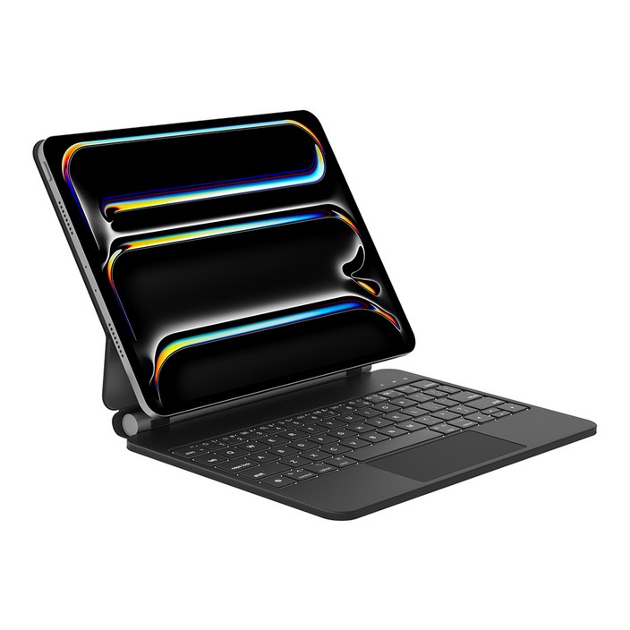 니케 Magkeys 아이패드 매직 키보드 케이스, 화이트(한국어)