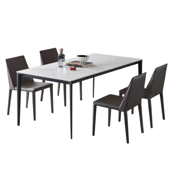 마르벤가구 세라믹 식탁 의자 세트 포세린 4인용 6인 대리석 인테리어 거실 다이닝 테이블
