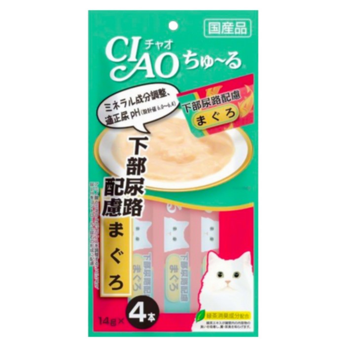 이나바 차오 츄르 고양이 간식, 1개, SC105 4개입, 14g