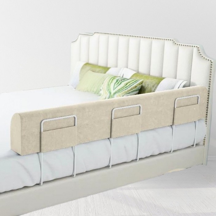 국내발송 침대안전가드 쿠션 벽 낙상방지 안전바 모서리보호대 가드 수면 범퍼 대형쿠션 침대보호대