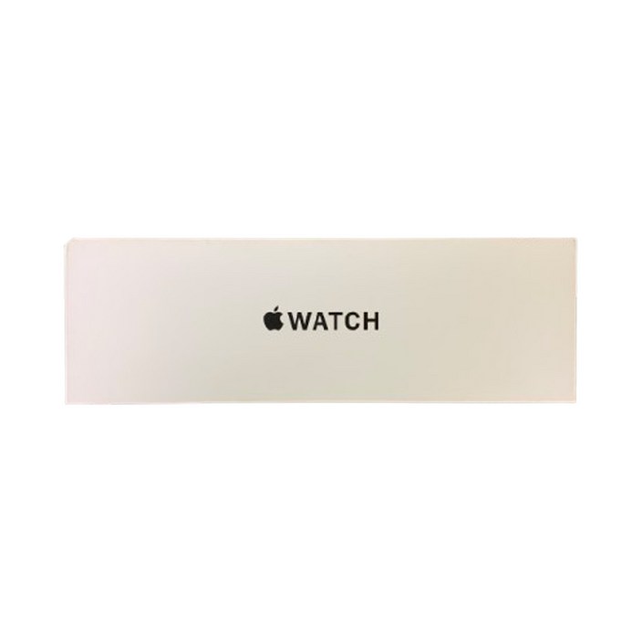 Apple Watch SE(2세대)(GPS+,40mm) - 흰색 스포츠 밴드가 있는 스타라이트 알루미늄 케이스, S/M(갱신)