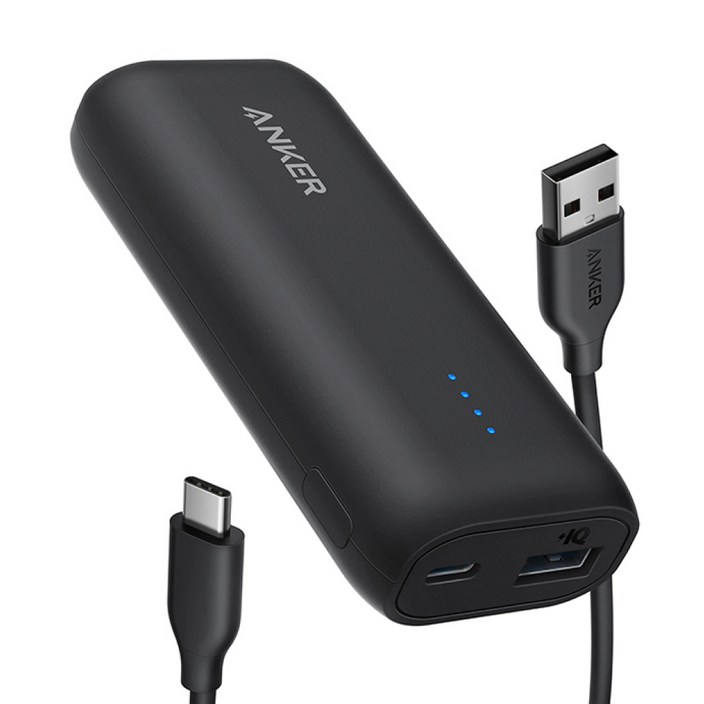 앤커 321 파워뱅크 파워코어 5k 보조배터리, 블랙, A1112