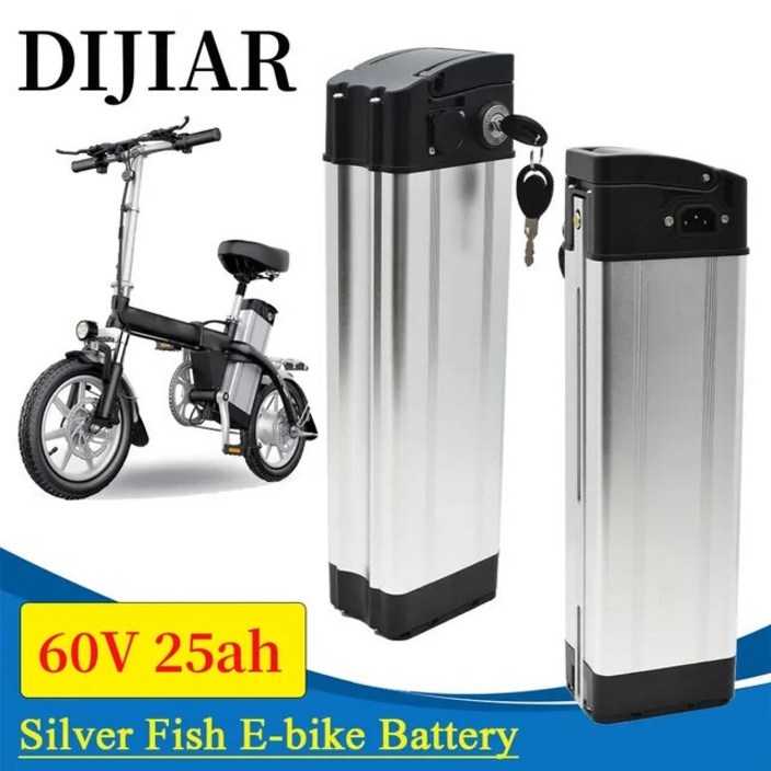 전기 자전거용 배터리, 18650 이온 실버 피쉬, 1000W, 48V, 20AH 엔진