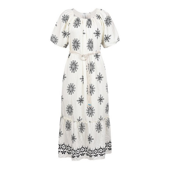 코인코즈 자수 프린트 롱원피스_DW5MO337 2170361