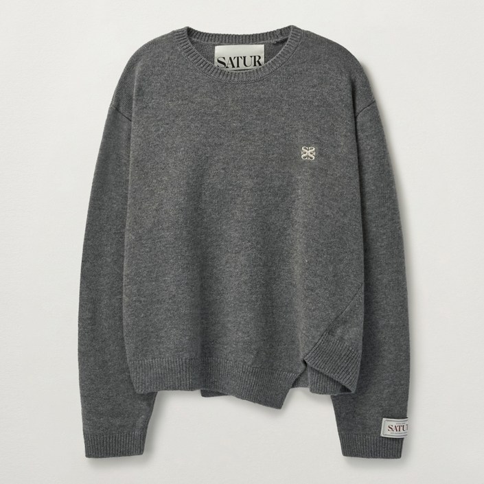 세터 남녀공용 더블린 언발란스 캐시미어 블렌드 니트