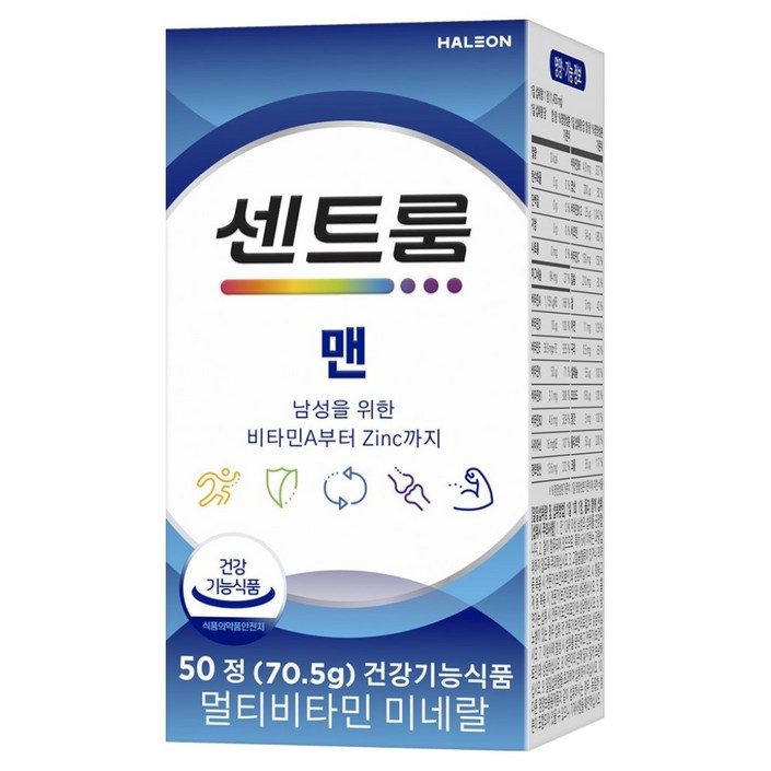 센트룸 맨 멀티비타민 미네랄, 50정, 1개