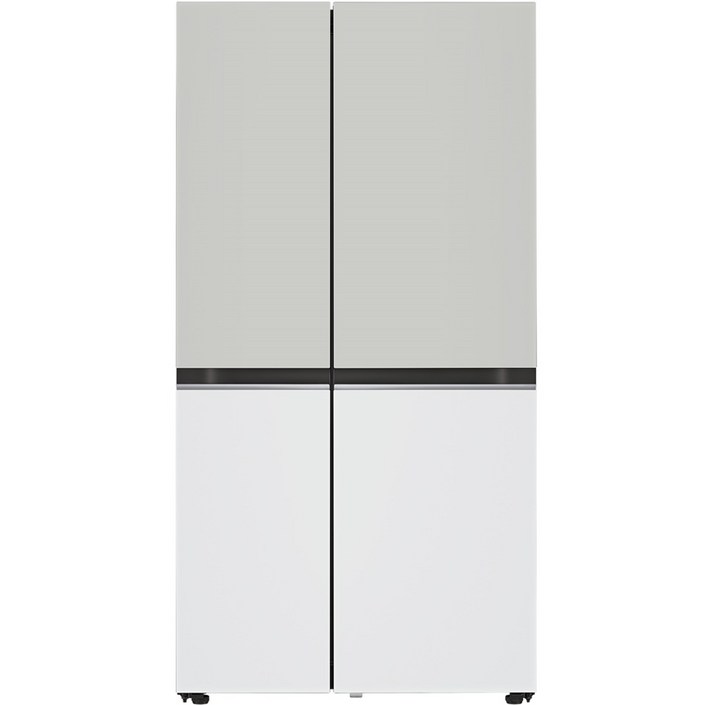 [색상선택형] LG전자 디오스 오브제 컬렉션 양문형 냉장고 메탈 방문설치
