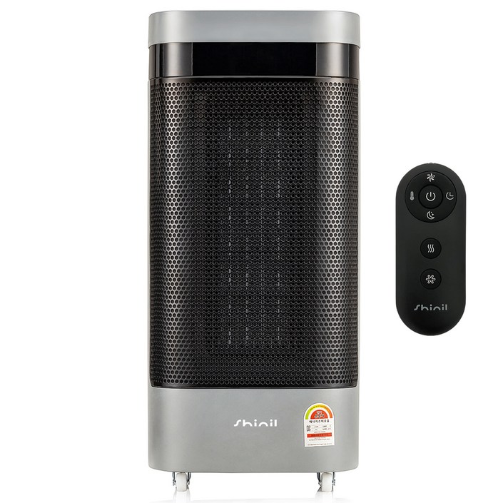 신일 PTC 입체난방 리모컨 스탠드형 전기히터, SEHL3300GY, 없음 신일 PTC 입체난방 리모컨 스탠드형 전기히터, SEHL3300GY, 없음