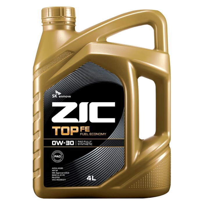 지크 SK엔무브 탑 FE 엔진오일