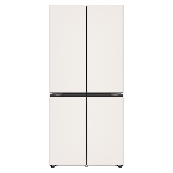 LG전자 디오스 오브제컬렉션 상냉장 하냉동 Fit Max 504L 4도어 냉장고 방문설치