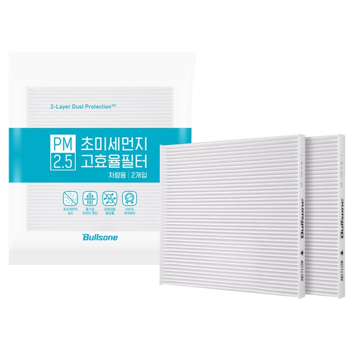 불스원 고효율 에어컨 필터 21호 2p, 1개, 단일상품