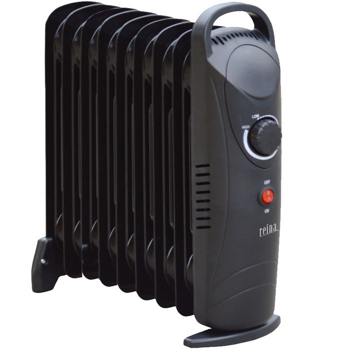 REINA 미니 라디에이터 블랙, RHB09M