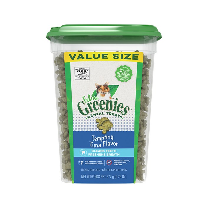 필라인그리니즈 고양이 스낵, 참치맛, 277g, 1개 필라인그리니즈 고양이 스낵, 참치맛, 277g, 1개