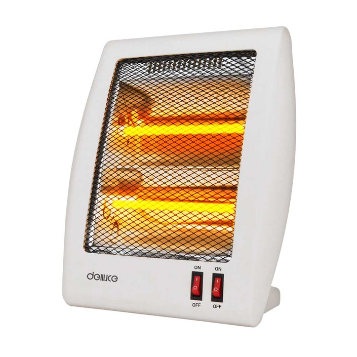 델루체 석영관 2단 쿼츠 히터, DLH606NK, 단일색상