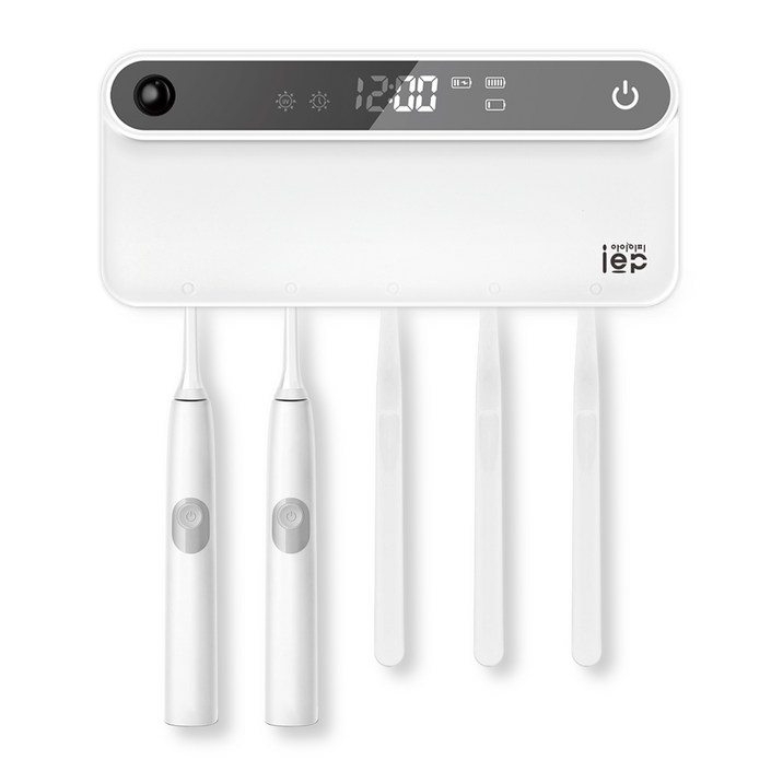 아이이피 UV 스마트 무선 자동 칫솔살균기 i200, i200, 화이트