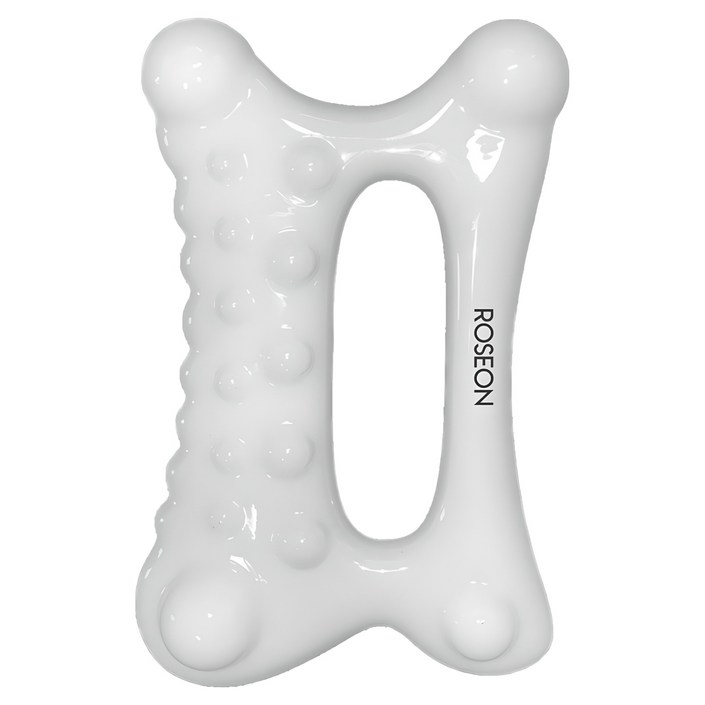 로즈온 디톡 바디 페이스 괄사, 1개, 아이보리