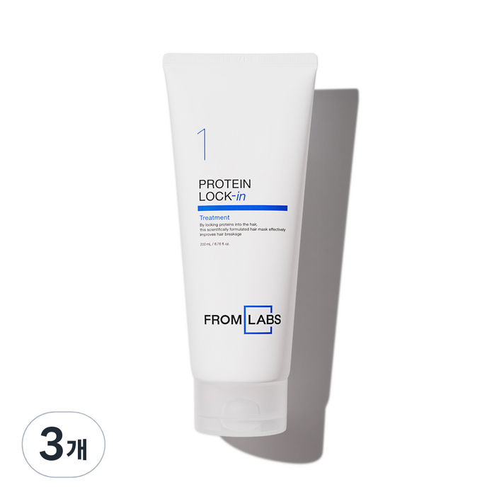 프롬랩스 프로틴 락인 헤어트리트먼트, 3개, 200ml 프롬랩스 프로틴 락인 헤어트리트먼트, 3개, 200ml