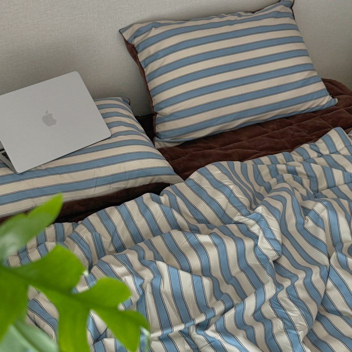 호무로 모먼트 극세사 데일리 이불 패드 베개커버 세트