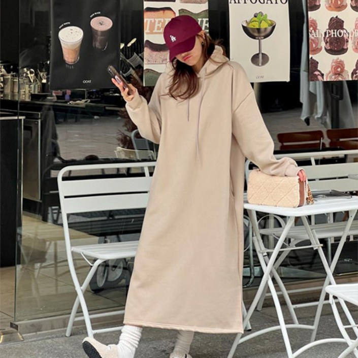 난닝구 루제코 기모 후드 원피스