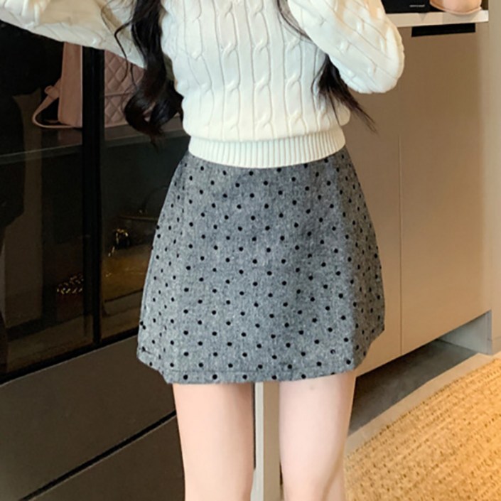 어썸풀 여성용 타이리온 도트 미니 스커트 A26SPSK120205