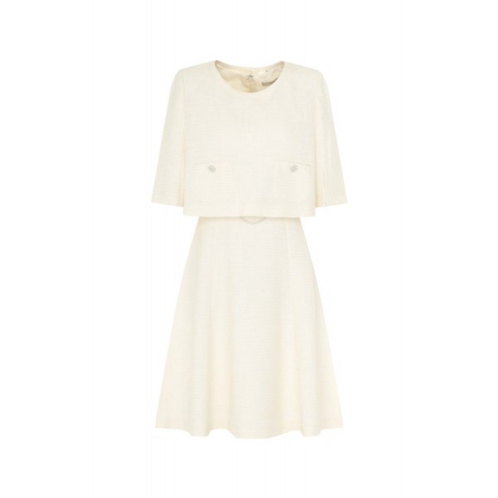 케네스레이디E332 마이쥬 트위드 원피스장다아 착용 EWOPPE3206