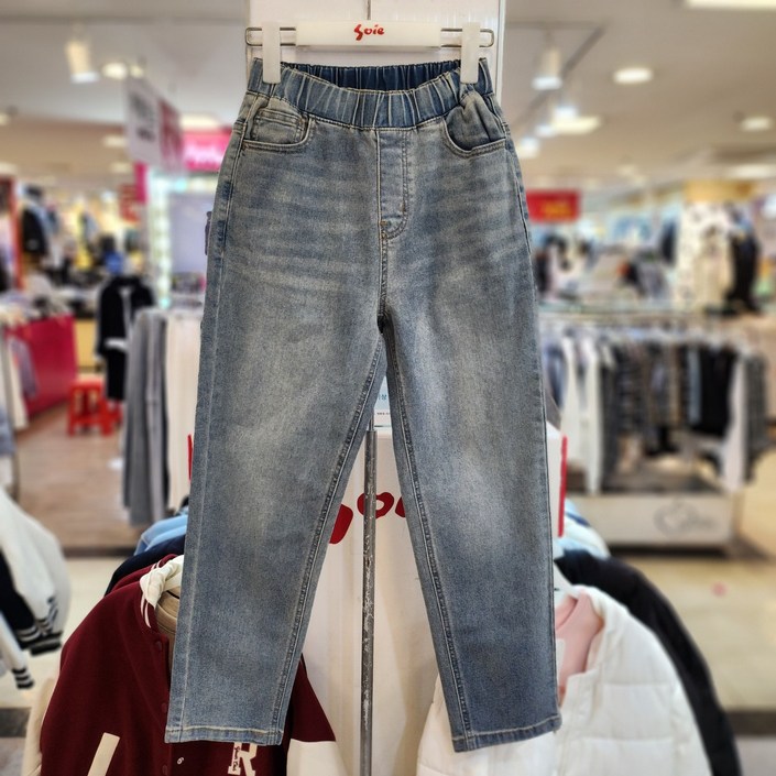 소이 안양점 봄가을 남아 테이퍼드 빈티지 청바지 주니어