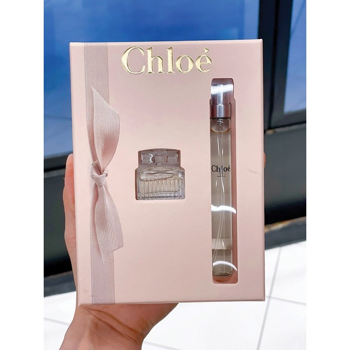 끌로에 시그니처 오 뜨 퍼퓸 앤 펜 스프레이 기프트세트 0.16 FL.OZ / 5ML  0.33 FL.OZ / 10ML